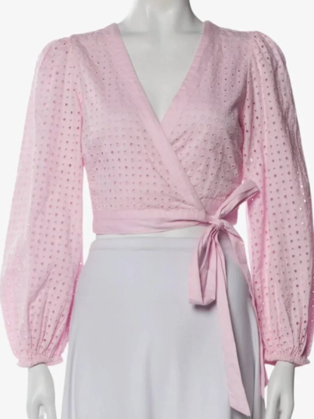 RARE LoveShackFancy kinza wrap top large!!